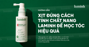 Laminh xịt mọc tóc đúng cách