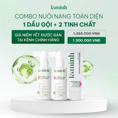 Alternative view of COMBO TINH CHẤT NANG 3% REDENSYL + DẦU GỘI REVITAGROW